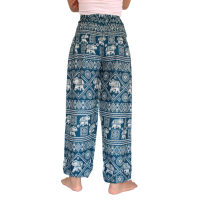 Harembroek XL Olifantje groen